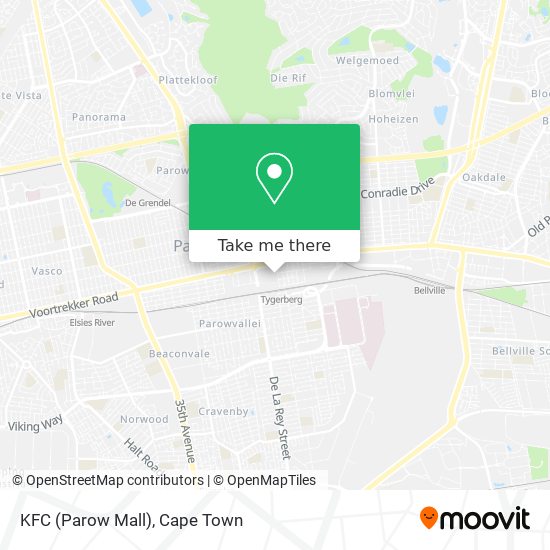 KFC (Parow Mall) map