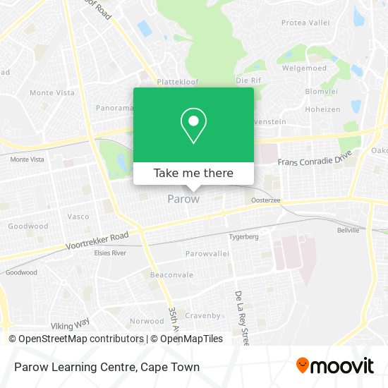 Parow Learning Centre map