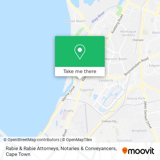 Rabie & Rabie Attorneys, Notaries & Conveyancers map