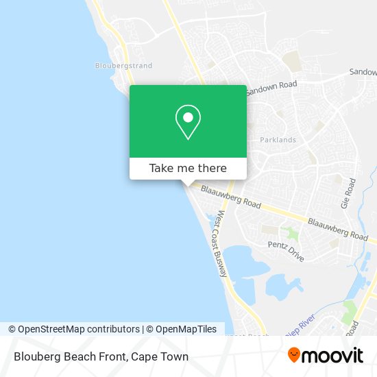 Blouberg Beach Front map