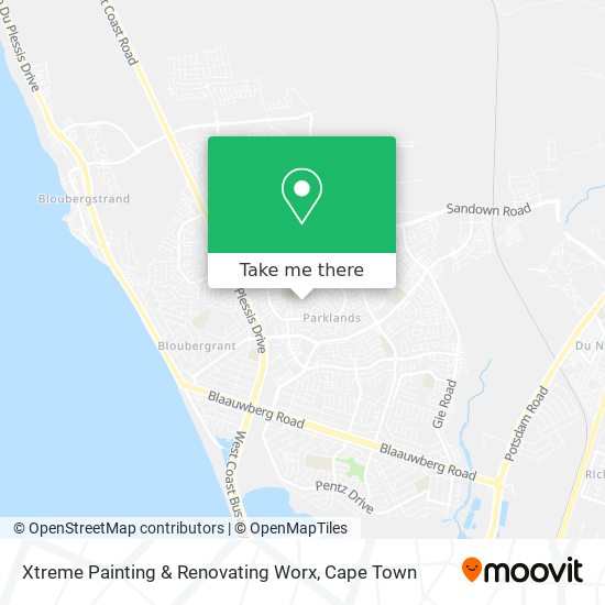 Xtreme Painting & Renovating Worx map