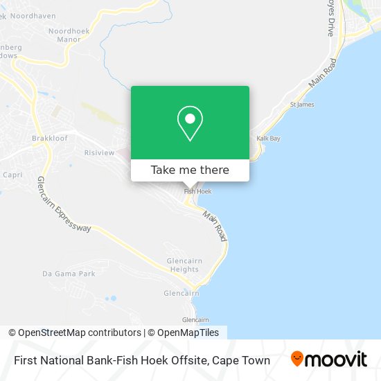First National Bank-Fish Hoek Offsite map