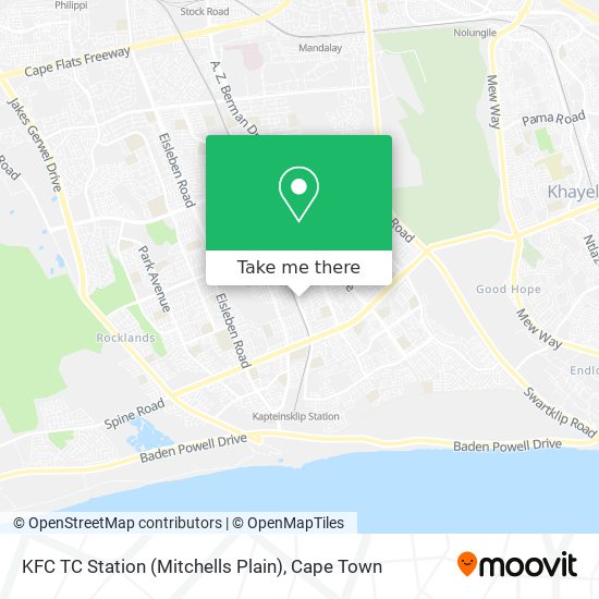 KFC TC Station (Mitchells Plain) map