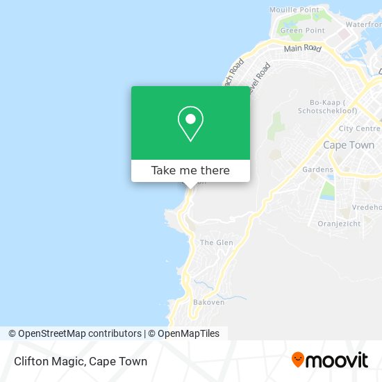 Clifton Magic map