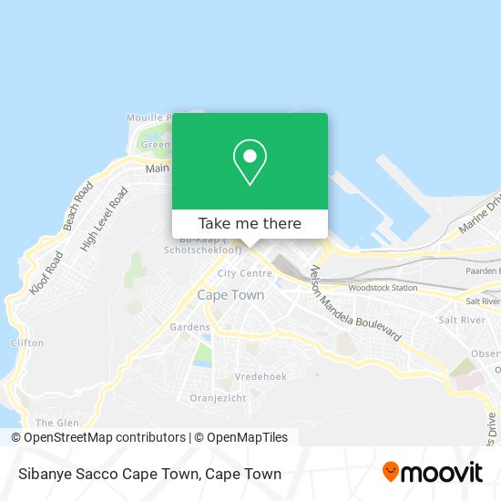 Sibanye Sacco Cape Town map
