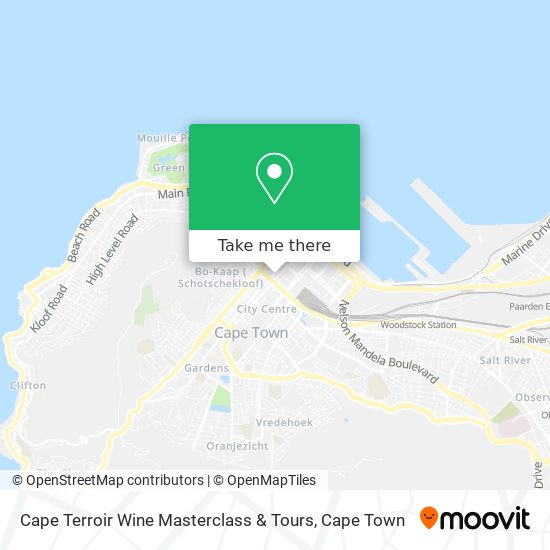 Cape Terroir Wine Masterclass & Tours map