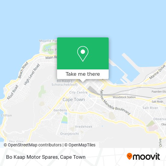 Bo Kaap Motor Spares map