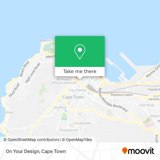 On Your Design map