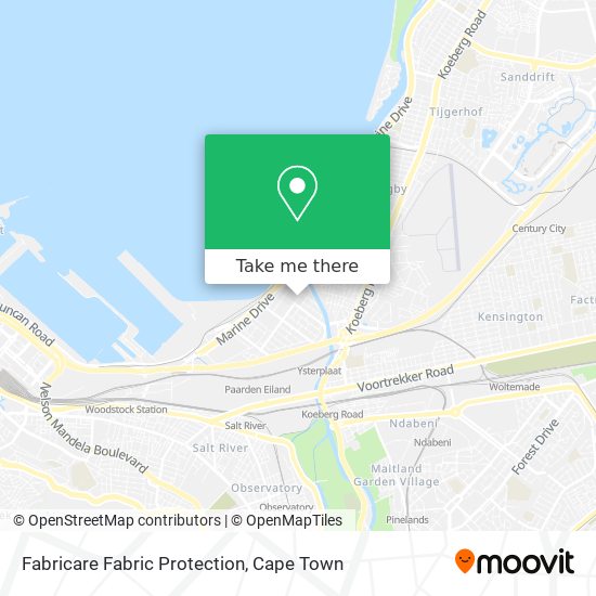 Fabricare Fabric Protection map