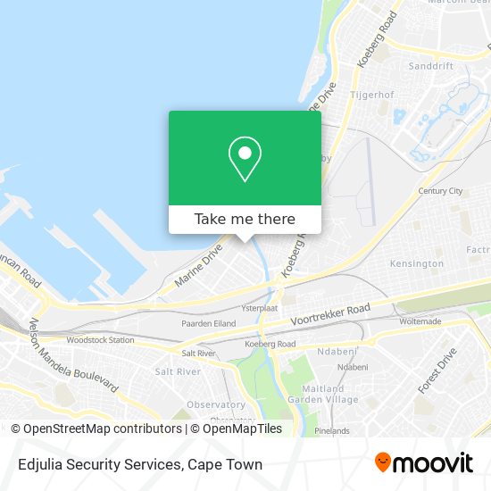 Edjulia Security Services map