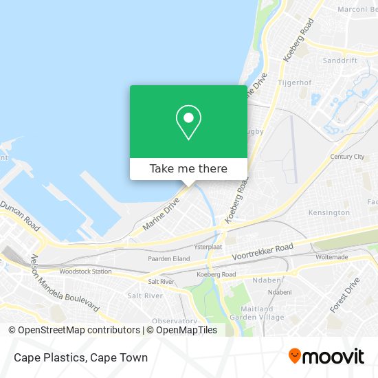 Cape Plastics map