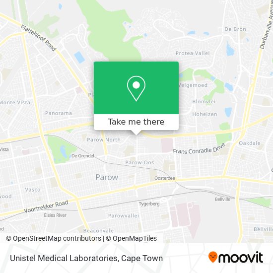 Unistel Medical Laboratories map