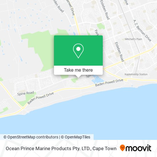 Ocean Prince Marine Products Pty. LTD. map