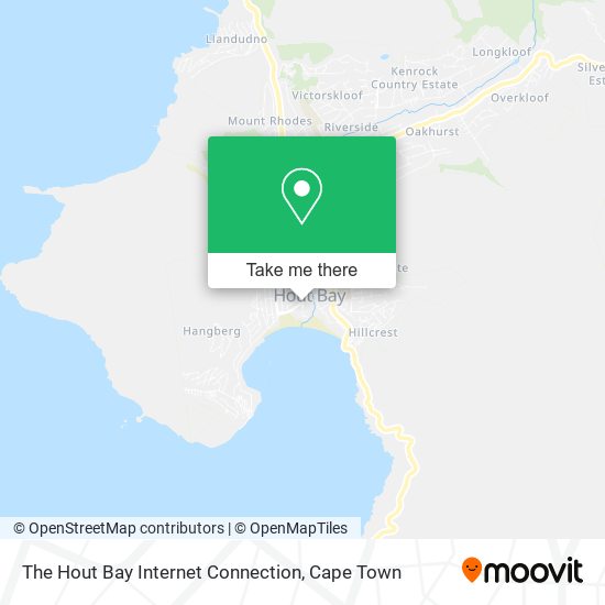 The Hout Bay Internet Connection map