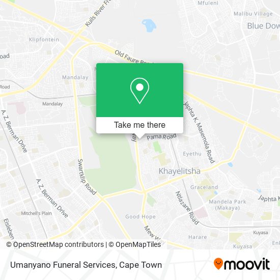 Umanyano Funeral Services map