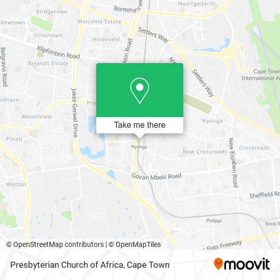 Presbyterian Church of Africa map