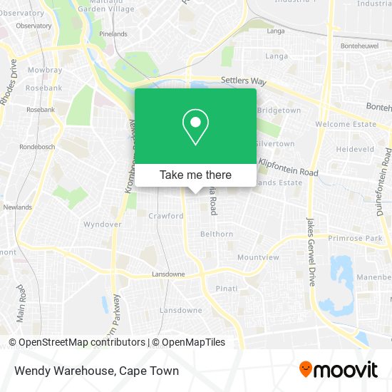 Wendy Warehouse map