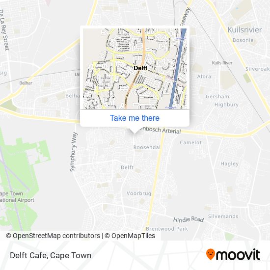 Delft Cafe map
