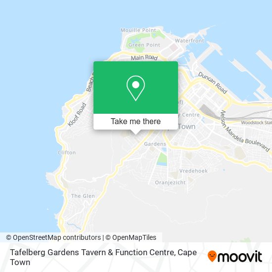 Tafelberg Gardens Tavern & Function Centre map