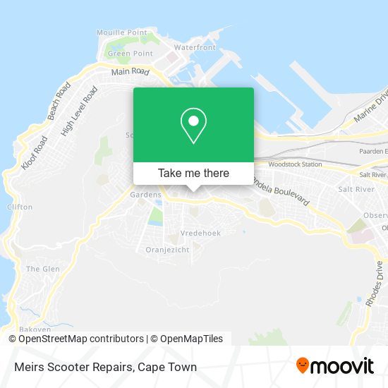 Meirs Scooter Repairs map