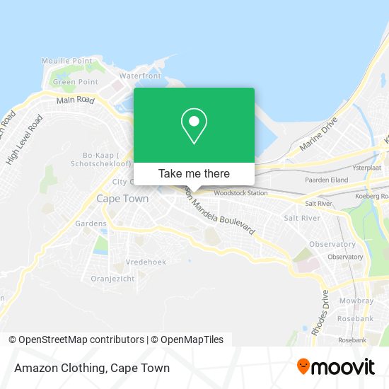 Amazon Clothing map