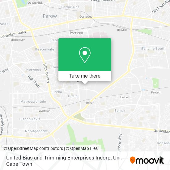 United Bias and Trimming Enterprises Incorp: Uni map