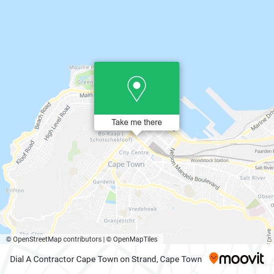 Dial A Contractor Cape Town on Strand map