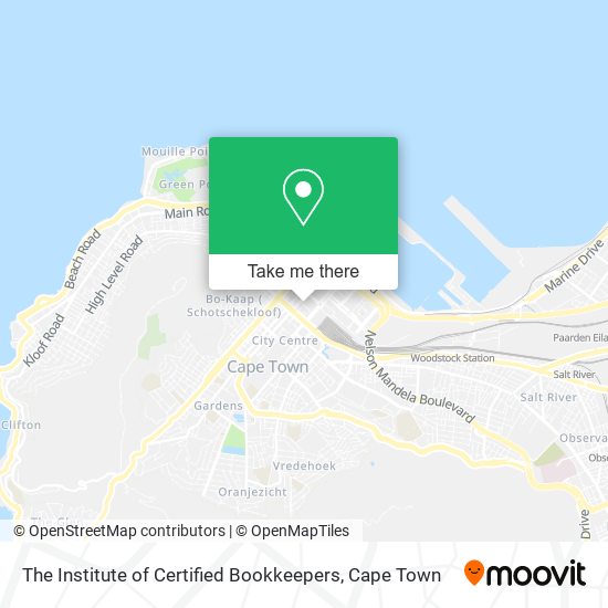 The Institute of Certified Bookkeepers map