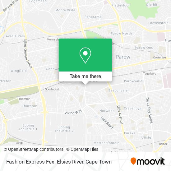 Fashion Express Fex -Elsies River map