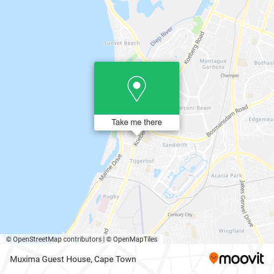 Muxima Guest House map