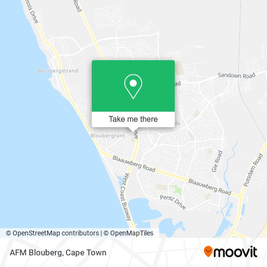 AFM Blouberg map