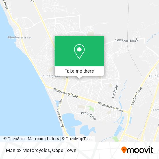 Maniax Motorcycles map