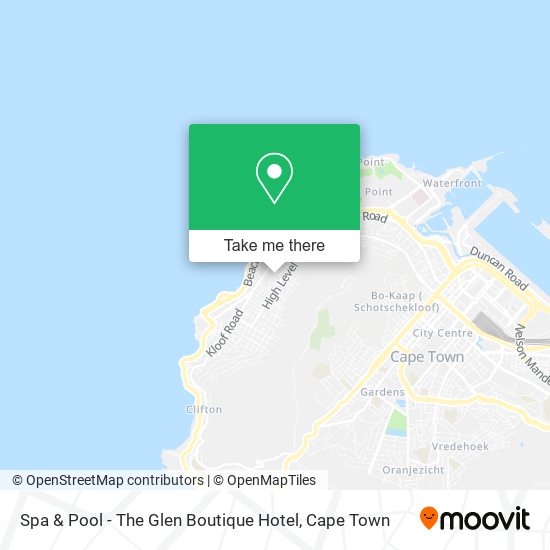 Spa & Pool - The Glen Boutique Hotel map