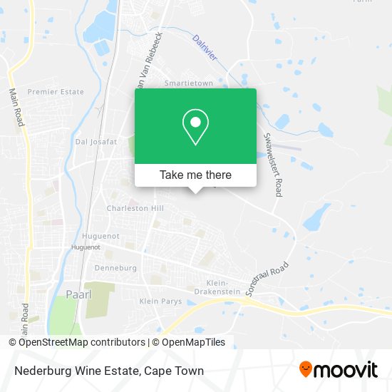 Nederburg Wine Estate map