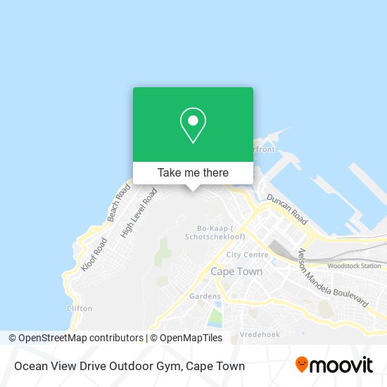 Ocean View Drive Outdoor Gym map