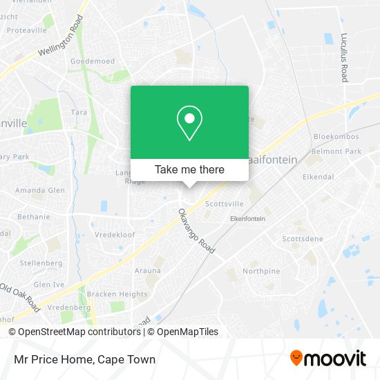 Mr Price Home map