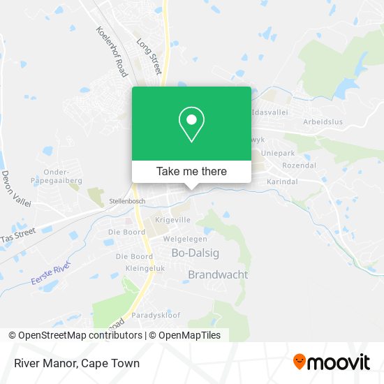 River Manor map