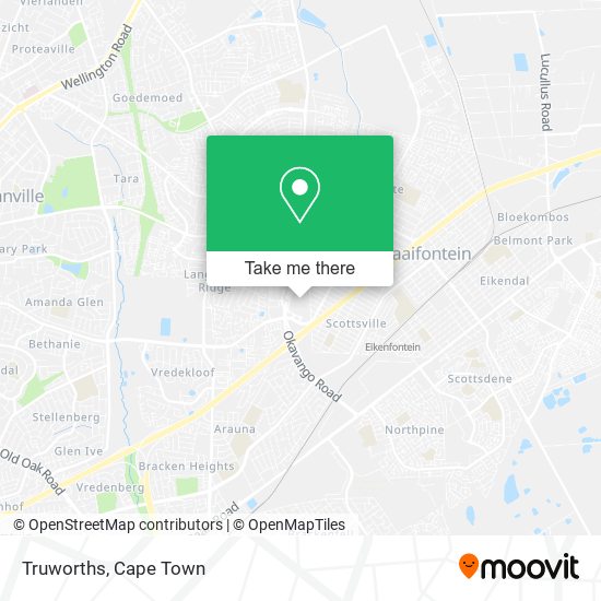 Truworths map