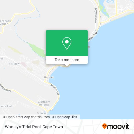 Wooley's Tidal Pool map