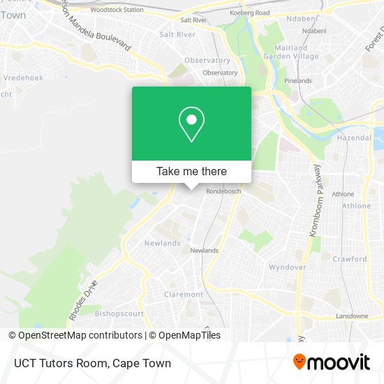 UCT Tutors Room map