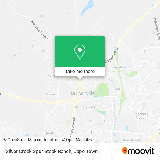 Silver Creek Spur Steak Ranch map