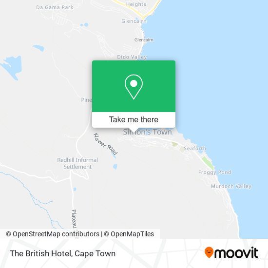 The British Hotel map