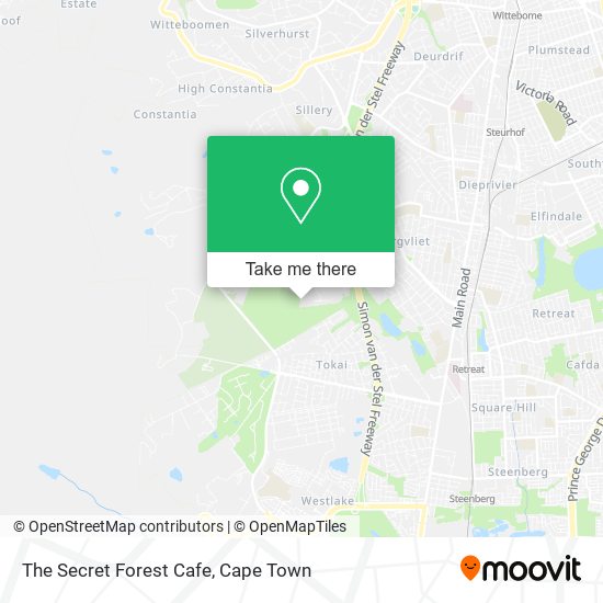 The Secret Forest Cafe map