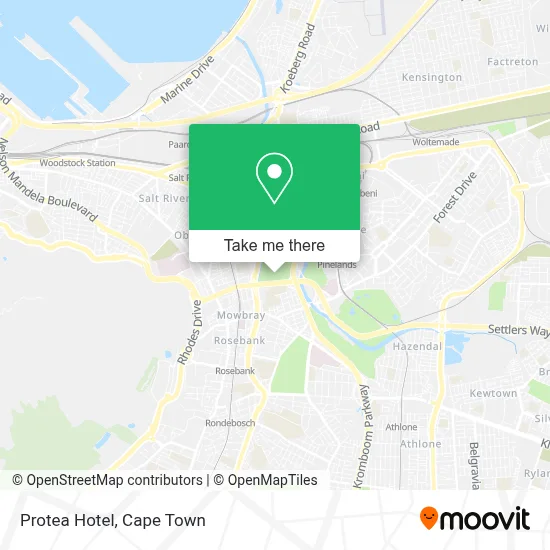 Protea Hotel map