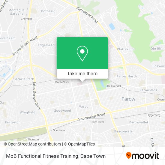 MoB Functional Fitness Training map
