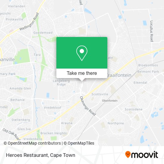 Heroes Restaurant map