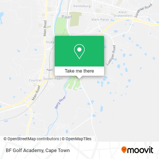 BF Golf Academy map