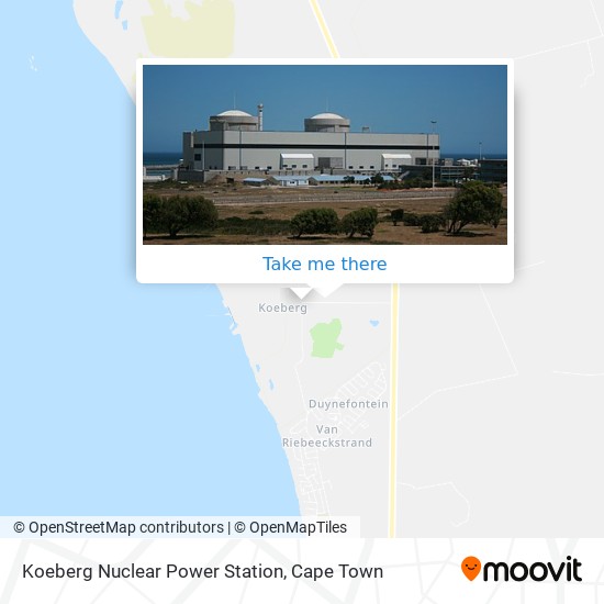 Koeberg Nuclear Power Station map