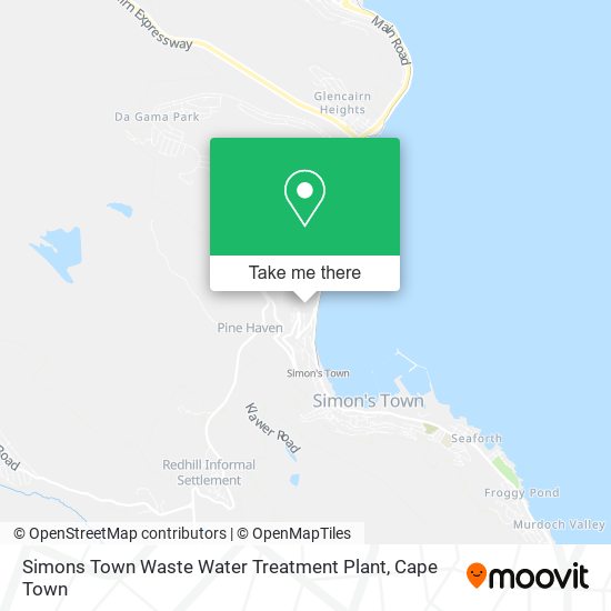 Simons Town Waste Water Treatment Plant map