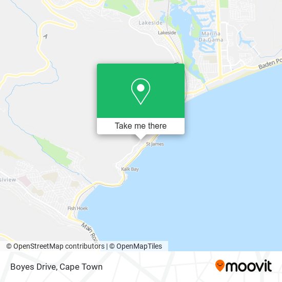 Boyes Drive map